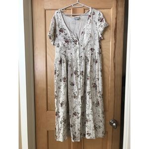 Vintage floral dress